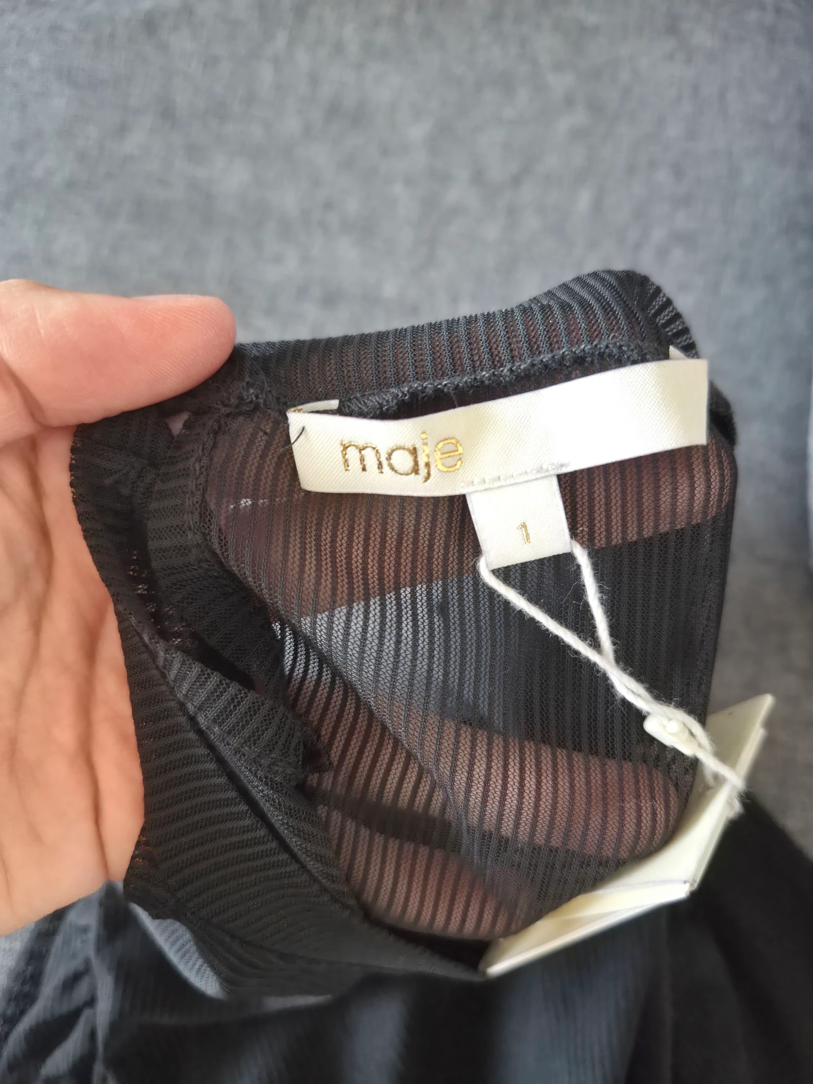 Nieuwe zwarte blouse van Maje Maat 36 – photo 8